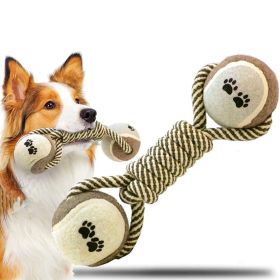 Pet Dog Toys For Large Small Dogs Toy Interactive Cotton Rope Mini Dog Toys Ball For Dogs Accessories Toothbrush Chew Premium Cotton-Poly Tug Toy For