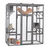 Extra Large Cat Cage - Gray