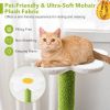 34.5 Inch 4-Tier Cute Cat Tree with Jingling Balls and Condo