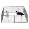 Dog Playpen Outdoor, 16 Panels Dog Pen 40" Height Dog Fence Exercise Pen with Doors for Large/Medium/Small Dogs, Portable Pet Playpen for Yard, RV, Ca