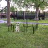 Dog Pens Outdoor 32" Height Foldable 16 Panels Heavy Duty Metal Portable Dog Playpen Indoor Anti-Rust Exercise Dog Fence with Doors for Large/Medium/S