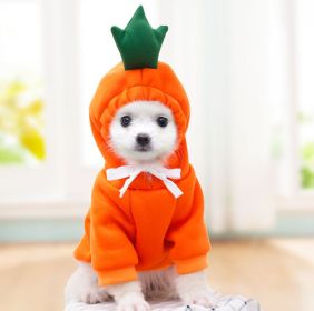 Dog Autumn And Winter Clothing Small And Medium Dog Love Two Legged Cat Cute Pet Clothing (Option: 3 Style-XL)